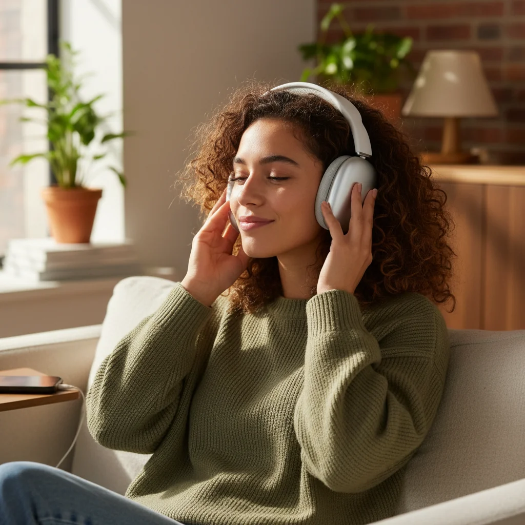 Wireless Over-Ear Headphones transformation - 18 AI-generated scenes - after